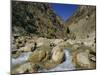 River in the Khyber Pass, Afghanistan-Christina Gascoigne-Mounted Photographic Print