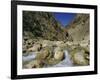 River in the Khyber Pass, Afghanistan-Christina Gascoigne-Framed Photographic Print