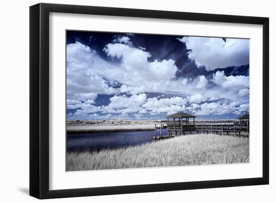 River in the Marsh II-Alan Hausenflock-Framed Photo