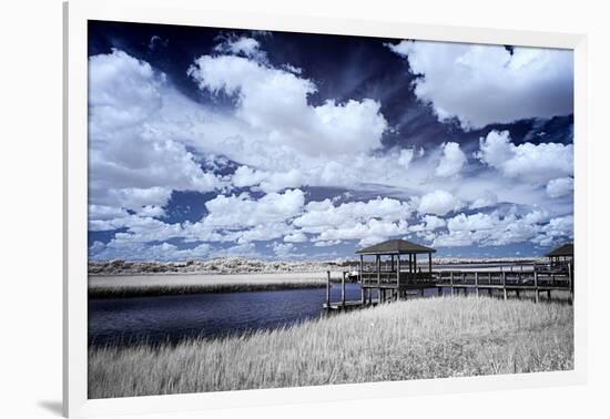 River in the Marsh II-Alan Hausenflock-Framed Photo