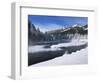 River in Winter, Refuge Point, West Yellowstone, Montana, USA-Alison Wright-Framed Photographic Print