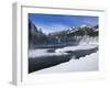 River in Winter, Refuge Point, West Yellowstone, Montana, USA-Alison Wright-Framed Photographic Print