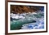 River in Winter under Snow-serge001-Framed Photographic Print