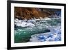 River in Winter under Snow-serge001-Framed Photographic Print