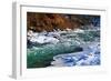 River in Winter under Snow-serge001-Framed Photographic Print