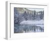 River Isar near Sylvenstein Reservoir close to village in the Karwendel, Germany-Martin Zwick-Framed Photographic Print