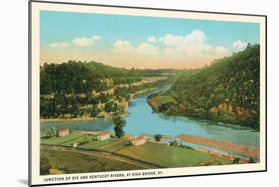 River Junction, High Bridge, Kentucky-null-Mounted Art Print