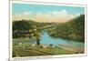 River Junction, High Bridge, Kentucky-null-Mounted Art Print