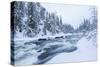 River, Juuma, Oulankajoki National Park, Kuusamo, Finland-Peter Adams-Stretched Canvas