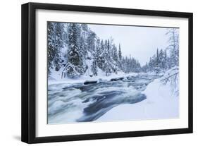 River, Juuma, Oulankajoki National Park, Kuusamo, Finland-Peter Adams-Framed Photographic Print