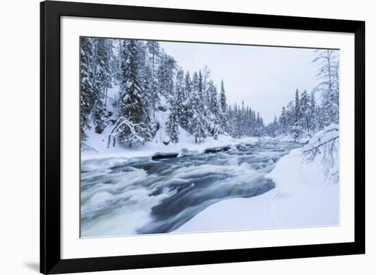 River, Juuma, Oulankajoki National Park, Kuusamo, Finland-Peter Adams-Framed Photographic Print