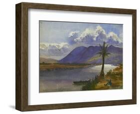 River Kishon and Carmel-Claude Conder-Framed Giclee Print