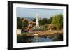 River Kwai and Kuang Im Chapel Buddhist Temple, Kanchanaburi, Thailand, Southeast Asia, Asia-Christian Kober-Framed Photographic Print