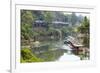 River Kwai Train Crossing the Wampoo Viaduct on the Death Railway Above the River Kwai Valley-Alex Robinson-Framed Photographic Print