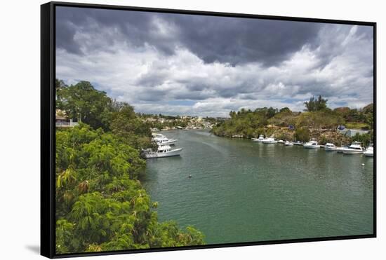 River, La Romana, Dominican Republic-Massimo Borchi-Framed Stretched Canvas