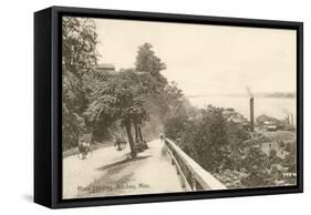 River Landing, Natchez, Mississippi-null-Framed Stretched Canvas