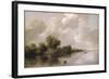 River Landscape, 1632-Salomon van Ruysdael-Framed Giclee Print