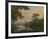 River Landscape, 1773-George the Elder Barret-Framed Giclee Print