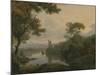 River Landscape, 1773-George the Elder Barret-Mounted Giclee Print