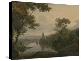 River Landscape, 1773-George the Elder Barret-Stretched Canvas