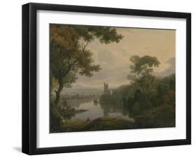 River Landscape, 1773-George the Elder Barret-Framed Giclee Print