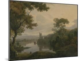 River Landscape, 1773-George the Elder Barret-Mounted Giclee Print