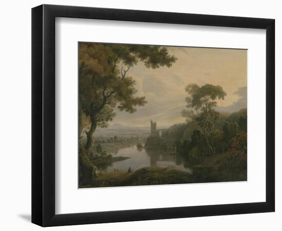 River Landscape, 1773-George the Elder Barret-Framed Giclee Print