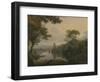 River Landscape, 1773-George the Elder Barret-Framed Giclee Print