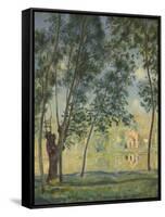 River Landscape, 1890-Alfred Sisley-Framed Stretched Canvas