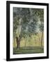 River Landscape, 1890-Alfred Sisley-Framed Giclee Print