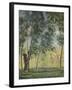 River Landscape, 1890-Alfred Sisley-Framed Giclee Print