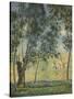River Landscape, 1890-Alfred Sisley-Stretched Canvas
