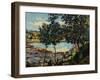 River Landscape by Jean-Baptiste-Armand Guillaumin-Geoffrey Clements-Framed Giclee Print