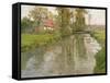 River Landscape, C.1897-Fritz Thaulow-Framed Stretched Canvas