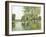 River Landscape in Summer-Ernest Parton-Framed Giclee Print