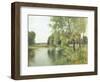 River Landscape in Summer-Ernest Parton-Framed Giclee Print