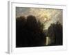 River Landscape in the Rosental Near Leipzig-Karl Gustav Carus-Framed Giclee Print