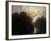 River Landscape in the Rosental Near Leipzig-Karl Gustav Carus-Framed Giclee Print