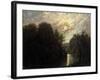 River Landscape in the Rosental Near Leipzig-Karl Gustav Carus-Framed Giclee Print