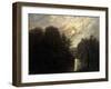 River Landscape in the Rosental Near Leipzig-Karl Gustav Carus-Framed Giclee Print