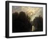 River Landscape in the Rosental Near Leipzig-Karl Gustav Carus-Framed Giclee Print