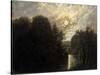 River Landscape in the Rosental Near Leipzig-Karl Gustav Carus-Stretched Canvas