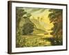 River Landscape. Mid 19th Century-Thomas Chambers-Framed Giclee Print