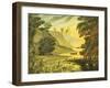 River Landscape. Mid 19th Century-Thomas Chambers-Framed Giclee Print