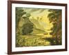 River Landscape. Mid 19th Century-Thomas Chambers-Framed Giclee Print