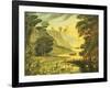 River Landscape. Mid 19th Century-Thomas Chambers-Framed Giclee Print