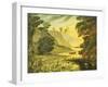 River Landscape. Mid 19th Century-Thomas Chambers-Framed Giclee Print
