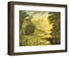 River Landscape. Mid 19th Century-Thomas Chambers-Framed Giclee Print