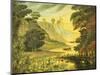 River Landscape. Mid 19th Century-Thomas Chambers-Mounted Giclee Print