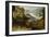 River Landscape with Boar Hunt-Joos de Momper II-Framed Art Print
